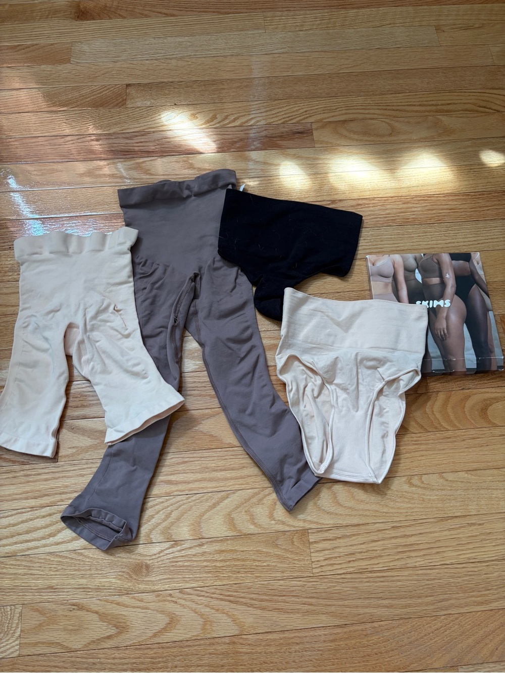 SKIMS Shapewear Collection in Black, Taupe, and Cream XXS-XS